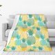 thumbnail image 1 of Fotbe Pineapples1 Manta de Franela Acolchonada con Estampado, Súper Suave y Esponjosa, Extra Grande para Sofá, Cama, Uso Todo el Año-40"x30", 1 of 7