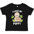 thumbnail image 3 of Inktastic Cute Sloth I Love My Poppy with Green Leaves Boys or Girls Toddler T-Shirt, 3 of 5