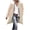 Beige, variant on Long Winter Coats for Women Puffer Reversible Padded Down Jackets Thicken Fleece Shearling Jackets Outerwear with Hood
