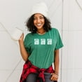 thumbnail image 5 of Ho Ho Ho Block Distressed - Women's Short Sleeve Graphic T-Shirt, 5 of 12