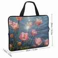 thumbnail image 2 of Werpe Flowers Sun Water Laptop Handle Bag Diving Fabric Computer Protect Case 13inch, 2 of 5