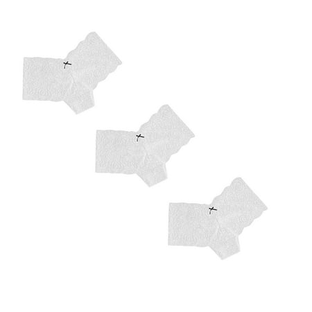 

Womens Underwear Brief Lace Boxer Seamless Solid Color Comfortable Low Waist Panties3PC