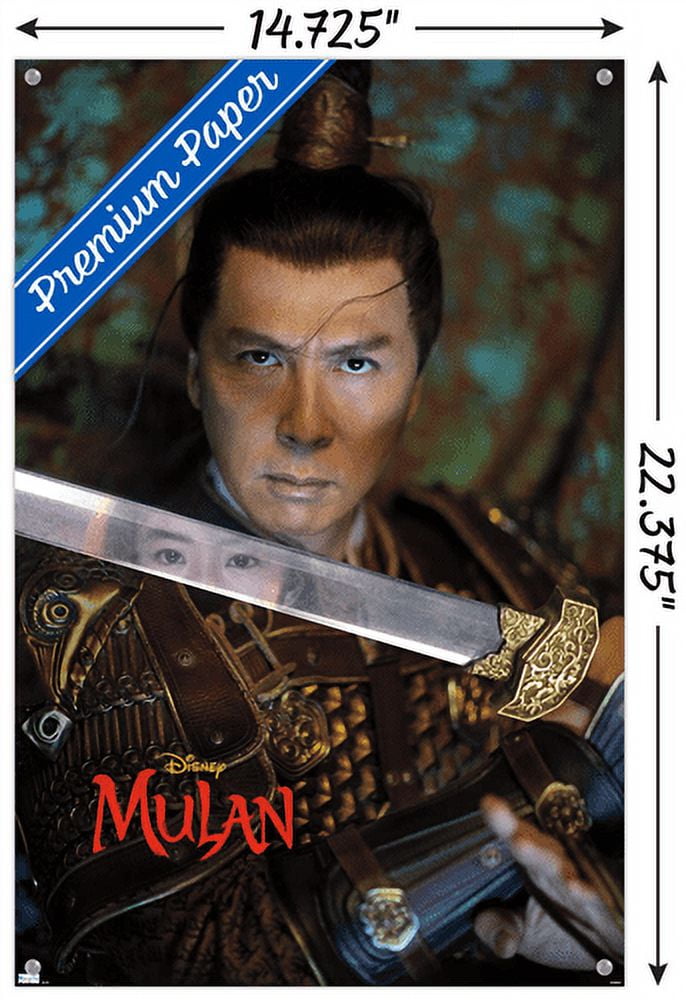 Disney Mulan - Commander Tung Wall Poster with Push Pins, 14.725" x 22.375"