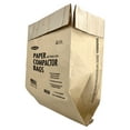 BestAir Heavy Duty Paper Trash Compactor Bags, PreCuffed, 8 Bags for