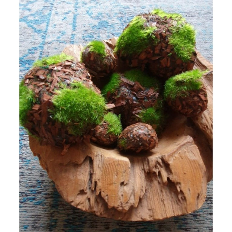 Artificial Moss Stones Grass Fake Rock Green Plant Landscape Garden Decor