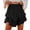 CC-02-Black, variant on QATAINLAV Skorts for Woman Solid Color Summer Pleated Ruffle Tiered Flowy Shorts Athletic Stretchy Fake Two Piece Golf Tennis Mini Skirts Army Green S