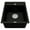 Black, variant on Karran Usa QT-825-BI Quartz Top Mount Sinks 15-3/4" Drop In Single Basin Quartz Composite