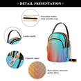 thumbnail image 4 of ALAZA Chain Crossbody Bags for Women Abstract Rainbow Shoulder Handbag Phone Purse, 4 of 5