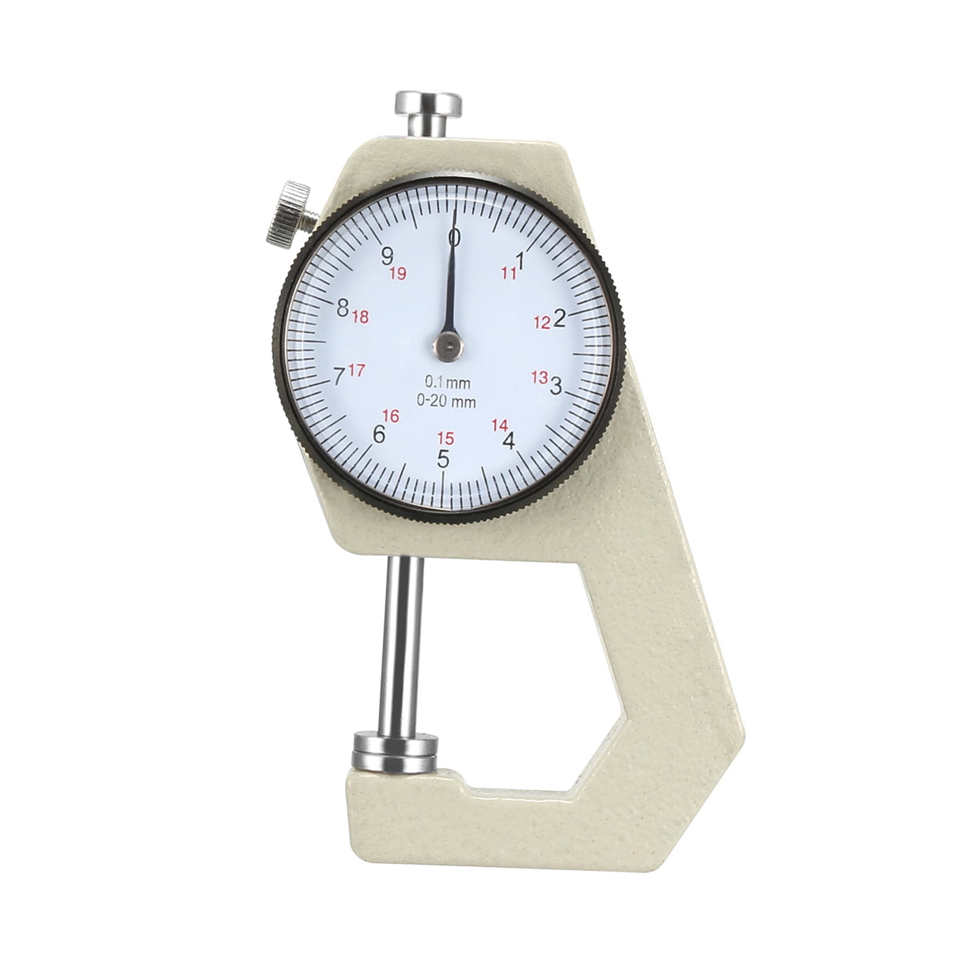 Thickness Gauge,020mmx0.1mm Range Round Dial Indicator Thickness Gauge