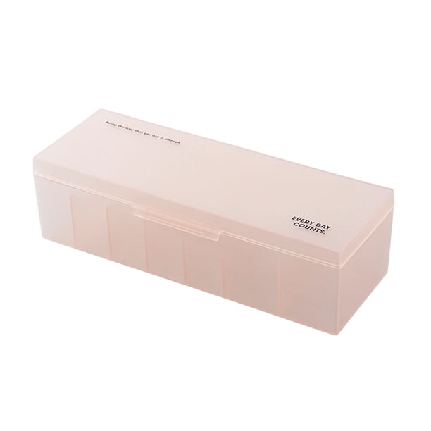 Cateissary Caja de almacenamiento transparente para organización de cables de escritorio, esquina de borde liso sin necesidad de pulir las manos Almacenamiento y organización del hogar Rosa