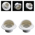 thumbnail image 3 of 2 Pcs Évent de Plafond en PVC Conduit de Ventilation Couverture de Grille d'Échappement, 3 of 4