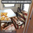 thumbnail image 5 of Uorisanigo RV Dinette Cushion Covers Replacement Camper Cushions Covers Stretch 3D American Flag Cross RV Seat Cover for Loveseat Slipcover Soft 2 Sets Sofa Furniture Protection, 5 of 7