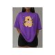 thumbnail image 1 of Playera Blusa De Capybara Con Paliacate Diseño Divertido Ropa Para Mujer Capibara Color Morado Talla Grande Marca Emil SaEs, 1 of 4