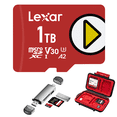 thumbnail image 1 of Lexar® PLAY microSDXC UHS-I tarjeta de memoria 1tb 205mb/s con regalito, 1 of 11
