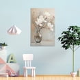 thumbnail image 2 of YarnArtistry Floral Canvas Wall Art Bathroom Wall Art Pictures Wall Decor Home Decor Wall Decor for Bedroom Livingroom, 2 of 5