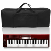 OUNONA Electric Piano Keyboard Bag Black 600D Carrying Case 1 Set