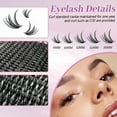 thumbnail image 3 of Eyelash Extension Kit 240pcs,Lash Clusters D Curl,DIY Lash Extension Kit 9-16mm Mix 40D Individual Lashes,Applicator DIY Lash Kit for Lash Extension Beginners(40D + double-ended glue), 3 of 6