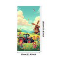 thumbnail image 1 of Barn Farm Scene Backdrop Banner for Photography Rustic Tractor Countryside Background Yard Party Events Bedroom Decor Studio Decorations Summer, 1 of 4