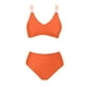 thumbnail image 5 of Traje de baño para mujer, moda para mujer, traje de baño sólido sin mangas, push-up, acolchado, traje de baño, ropa de playa, trajes de baño para mujer, 5 of 6