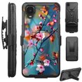 thumbnail image 1 of Compatible with TCL 30 Z Hybrid Luxguard Holster Phone Case Cover (Sakura Flower), 1 of 1
