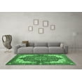 thumbnail image 3 of Ahgly Company Indoor Round Persian Emerald Green Traditional Area Rugs, 5' Round, 3 of 4