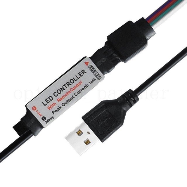 RGB USB Led Strip IR RF Remote Controller 24 Key 3528 5050 Lamp DC12V