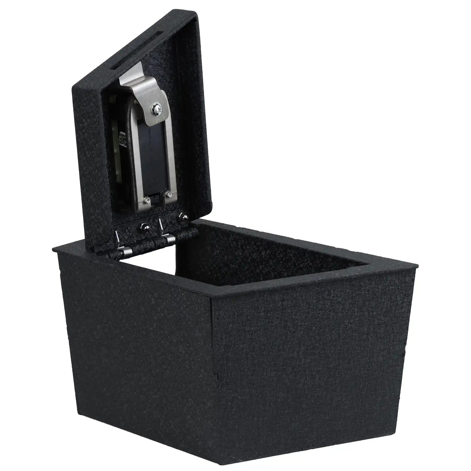 Center Console Safe Gun Safe, WASAI Premium In-vehicle Console Gun Vault Lockbox Compatible with 2021-2023 Hyundai Elantra, Fingerprint Lock with Backup Key.