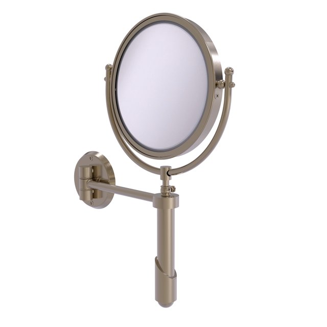 Soho Collection Wall Mounted Make-Up Mirror 8 Inch Diameter with 3X Magnification - SHM-8/3X-PEW