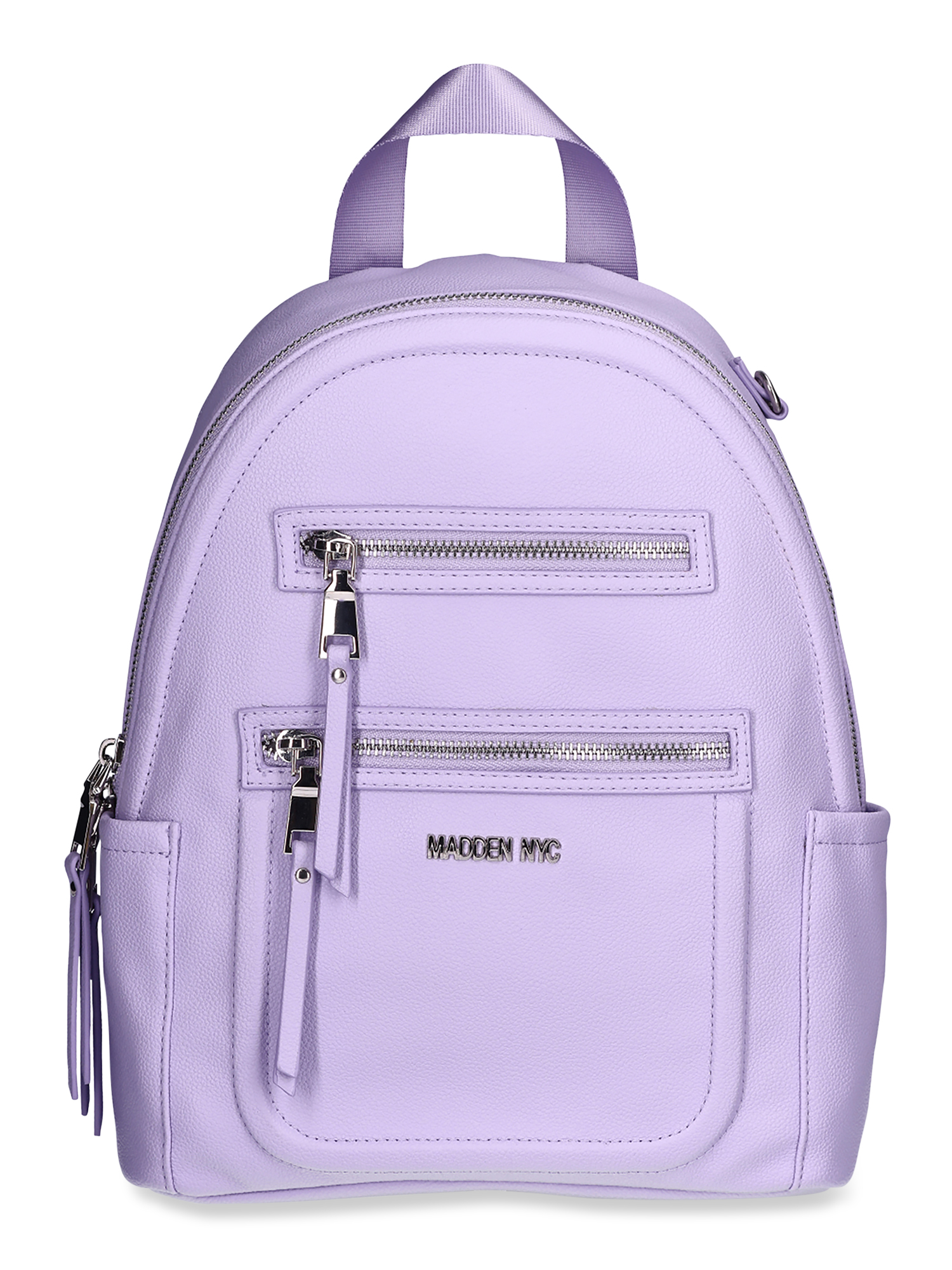 Madden NYC Women's Mini Backpack with Embellished Pouch, Lilac