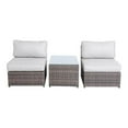 thumbnail image 2 of Living Source International 2-Person Seating Group with Cushions in Gray/Brown, 2 of 3