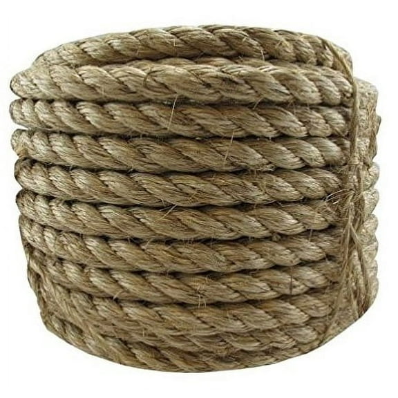 3/4” x 100’ Coil of Treated Manila Rope Rushazzled