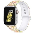 thumbnail image 2 of Amerteer Compatible with Apple Watch Band 38/40mm 42/44mm Soft Silicone Fadeless Pattern Printed Replacement Bands for iWatch Series 5,4,3,2,1, 2 of 4