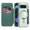 Darkgreen, variant on Dteck Magnetic Wallet Case for Google Pixel 10/10 Pro,Shockproof Leather Card Slots Case Plating TPU Compatible with Mag Safe Back Cover,Grey