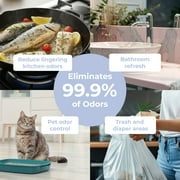 Candle-Lite Pure Eucalyptus & Lily Odor Eliminating Scented Candles, Neofresh Technology Eliminates 99.9% of Odors, 16 oz 2-Wick Jar, Proudly Poured in the USA, 44-60 Hours Burn Time