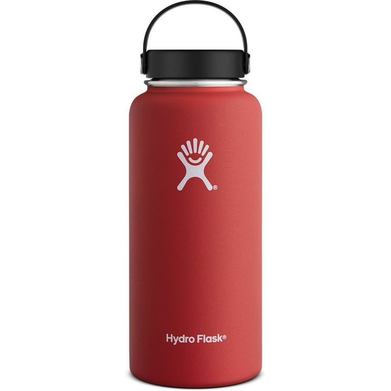 Dusgut Small Water Bottle 12 oz, Insulated Water Bottle,Stainless  Steel,Wide Mouth Portable Lid, Red