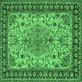 thumbnail image 1 of Ahgly Company Indoor Square Persian Emerald Green Traditional Area Rugs, 5' Square, 1 of 4