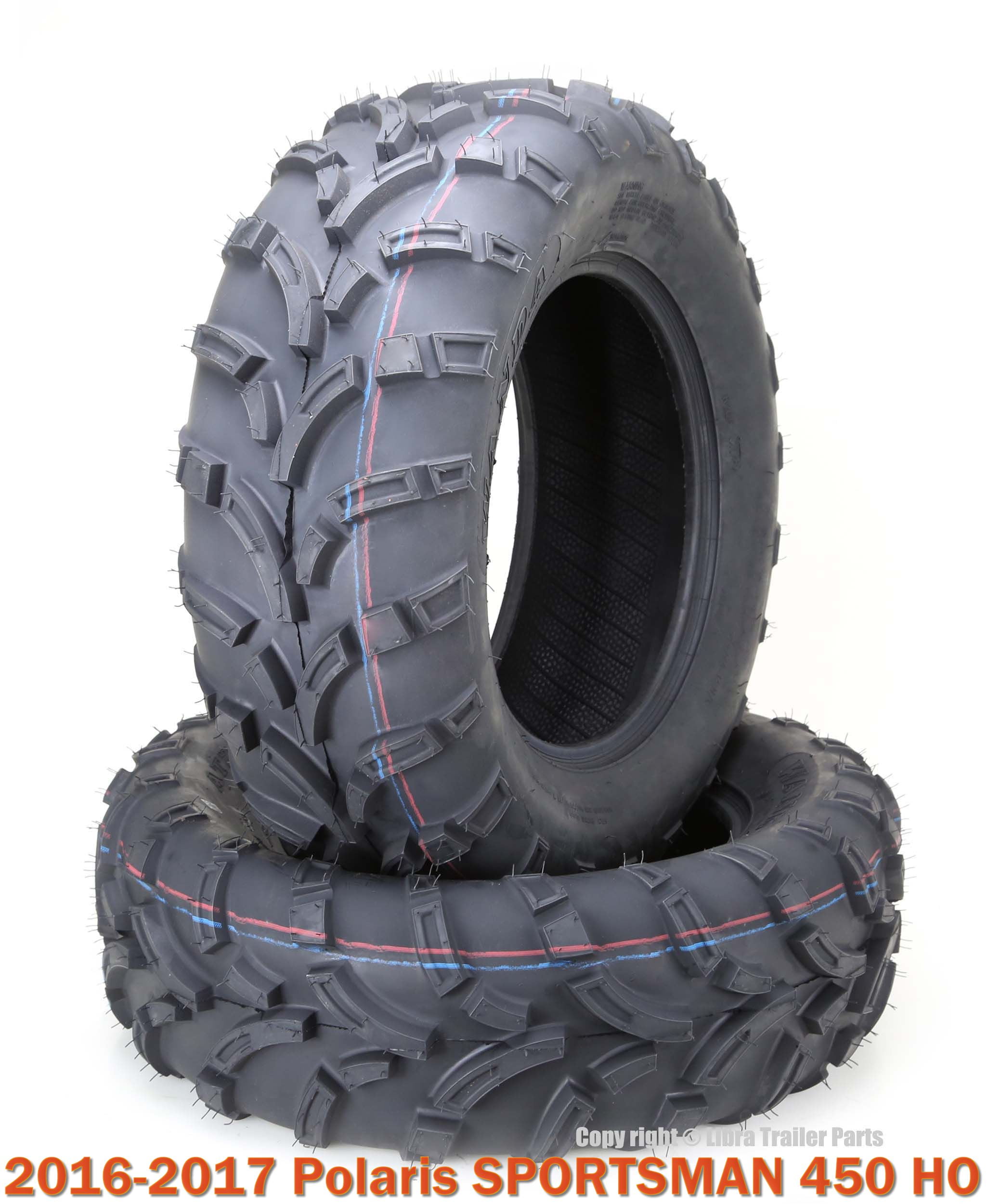 2 Front ATV Tire Set 24x812 24x8x12 for 20162017 Polaris SPORTSMAN 450 HO