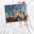 thumbnail image 2 of NASA Moon Buggy Adult Pull-Over Hoodie, White, X-Large, 2 of 4