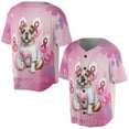 thumbnail image 3 of Faith Love Hope Bulldog Breast Cancer Awareness Survivor All Over Print 3D Baseball Shirt Dog Lover Gifts Idea Softball Sport - 02017, 3 of 6