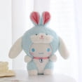 thumbnail image 2 of Muñeco de peluche de Hello Kitty, juguete de dibujos animados Kawaii, My Cinnamoroll Kuromi Melody, Serie de Cosplay creativo, regaloPom Pom Purin-8About 20cm Fivean Toy model, 2 of 2