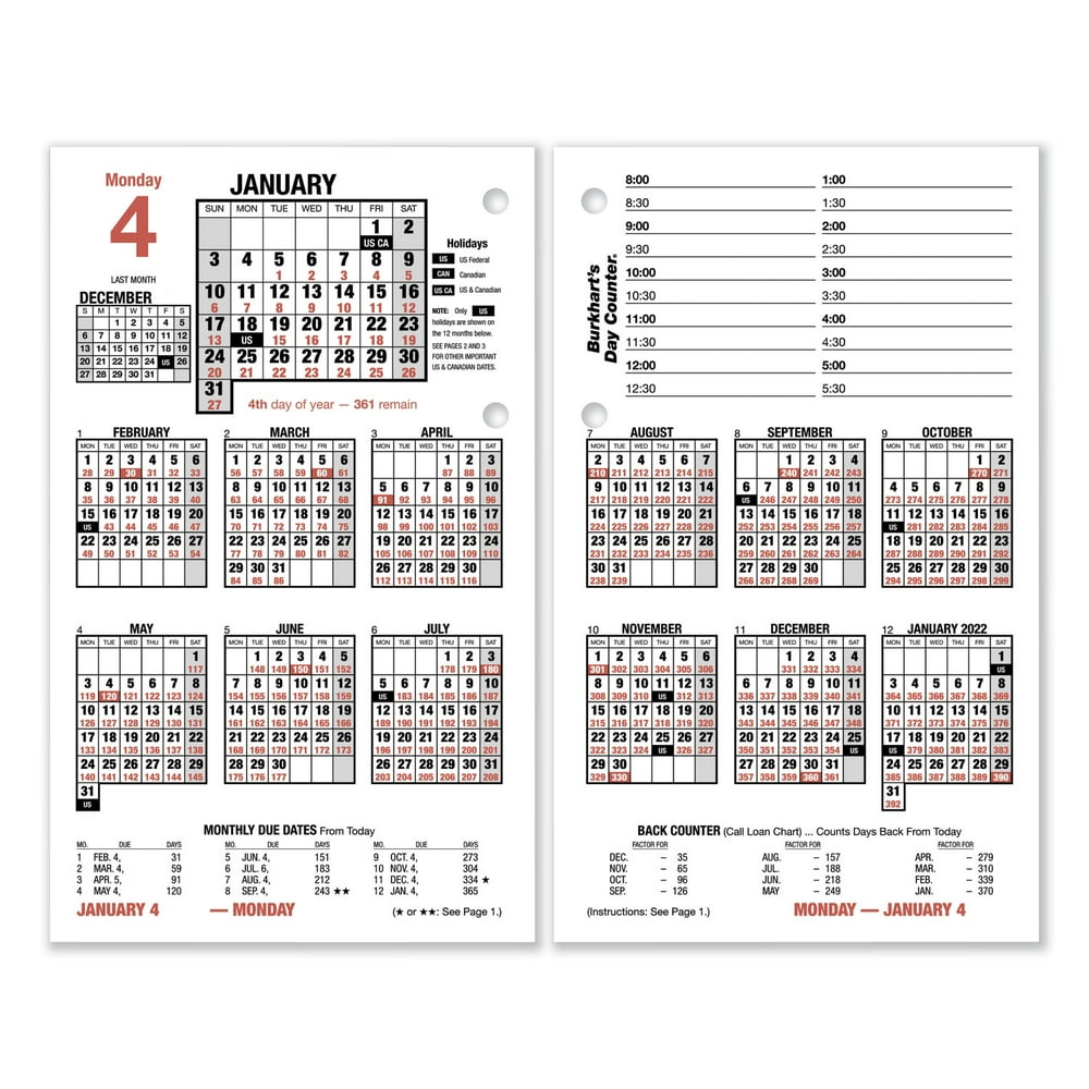 Day Counter Calendar