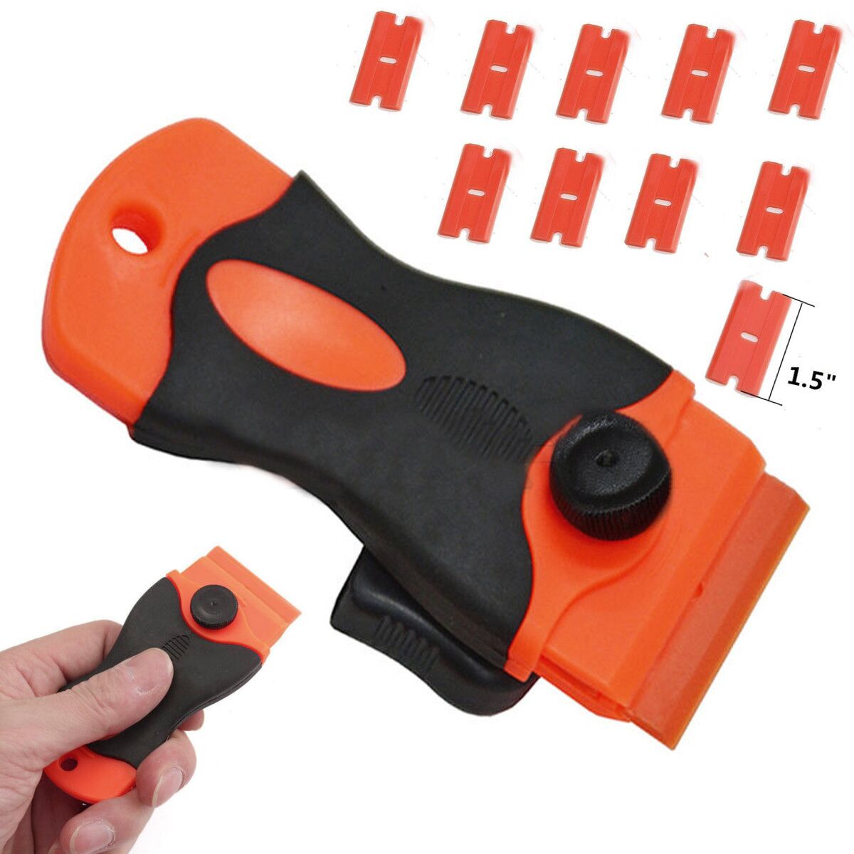 Car Sticker Remover Edge Blade Razor Scraper Set Window Spatula Tools Safety Car Sticker Remover Edge Blade Razor Scraper Set Window Spatula Tools Safety