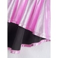 thumbnail image 6 of iEFiEL Girls Shiny Metallic Dance Skirt Flared Hip Hop Jazz Dance Skort, 6 of 7