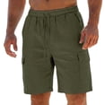 thumbnail image 4 of Kcolen Mens Workout Shorts Men's Baggy Sweat Shorts Relaxed Fit Elastic Waist Streetwear Summer Drawstring Casual Shorts, 4 of 7