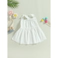 thumbnail image 4 of Bagilaanoe Toddler Baby Girl Summer Dress Sleeveless A-line Dresses 3M 6M 12M 2T 3T 4T Kids Casual Swing Sundress, 4 of 8