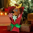 thumbnail image 4 of Dr. Seuss, How the Grinch Stole Christmas Max Bouquet, 10 inches Tall, Plush, Brown, Red, by Ruz, 4 of 5