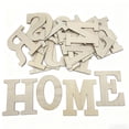 thumbnail image 1 of Letras de Madera SIWUCHYE Alfabeto Mayúsculas Sin Terminar de 15 cm, 26 Pzas, 1 of 8