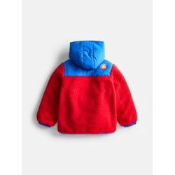 Sonic the Hedgehog Boys’ Faux Shearling Jacket with Hood, Sizes XS-XL