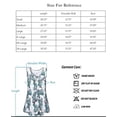 thumbnail image 4 of Beecarchil Women's Plus Size Sleeveless Summer Printed Pleated Casual Tunic Tank Tops S-3XL, 4 of 4