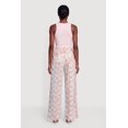 thumbnail image 4 of Women's Striped Floral Print Wide Leg Casual Pants, 4 of 4